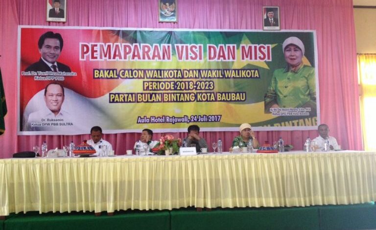 Partai Bulan Bintang Gelar Pemaparan Visi Misi Untuk Calon