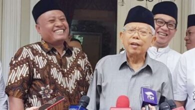 Photo of Jelang Debat Lawan Sandi, Ma’ruf Silaturahmi dengan Kiai Sepuh