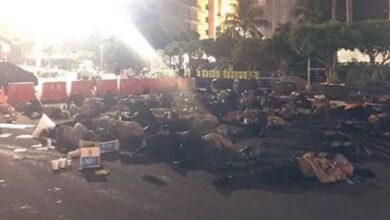 Photo of Demi Amankan Ibukota Akibat Rusuh 22 Mei, Pak Polisi Melepas Lelah Tidur Dijalanan