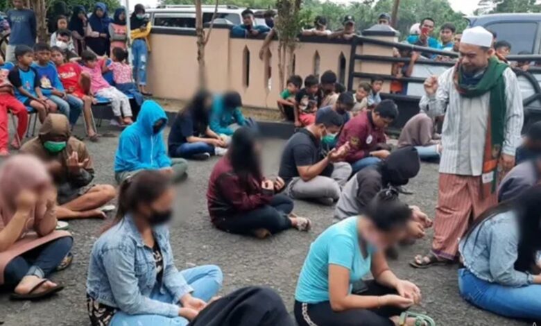 Puluhan Muda-mudi Nakal Terjaring Razia Ini Jadi Totonan Warga Kampung