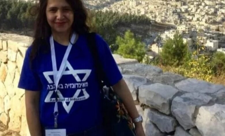 Monique aktivis pro israel