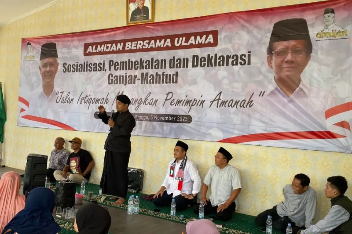 Relawan Almijan Sosialisasikan Rekam Jejak Paslon Capres dan Cawapres Ganjar-Mahfud