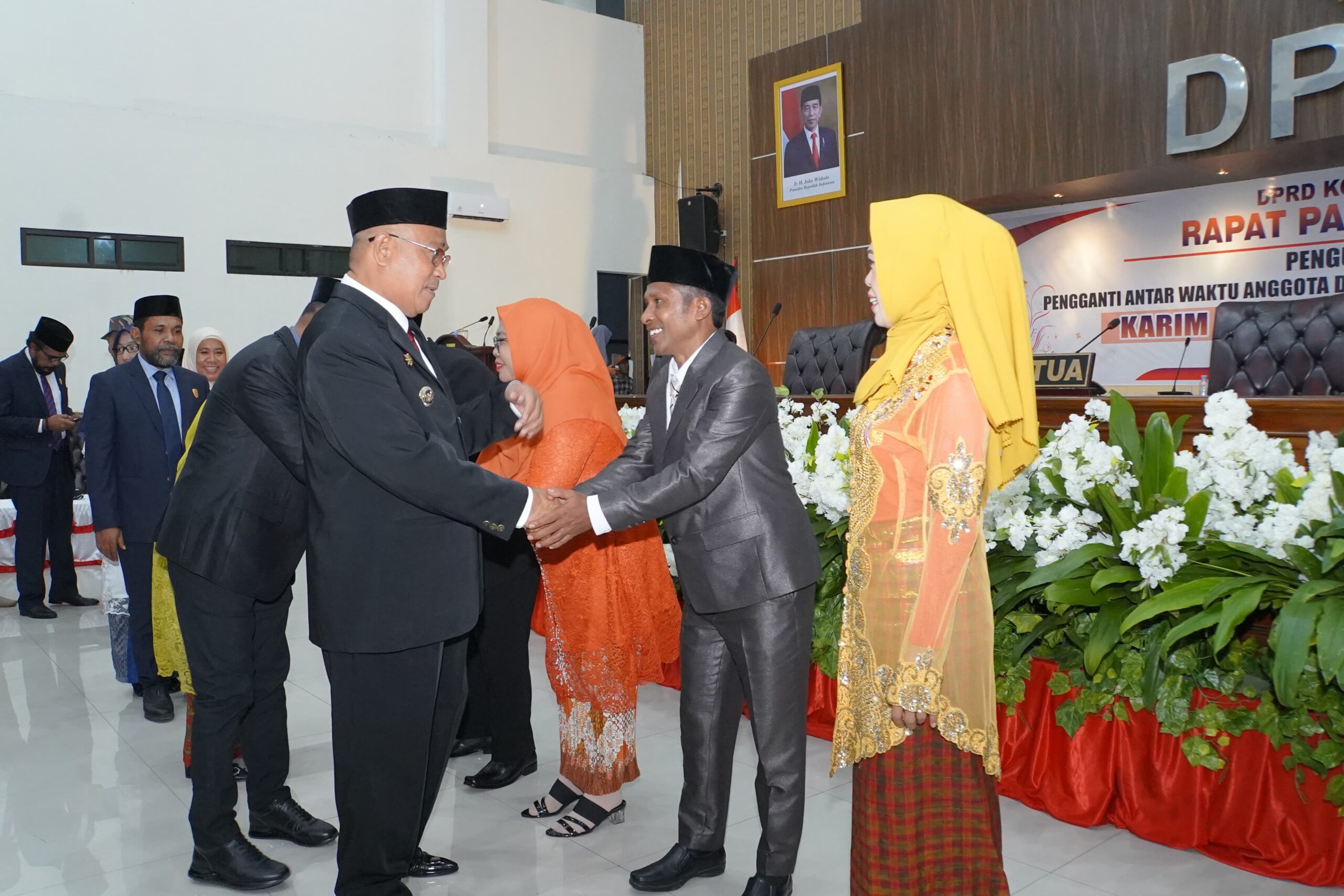 Abdul Rajak dan Karim Hamid Resmi Dilantik jadi Anggota DPRD Kota Tidore PAW, Ali Ibrahim: Selamat