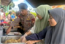 Photo of Brimob Polda Riau Terjunkan Personel BKO ke Sumbar, Siagakan Dapur Lapangan