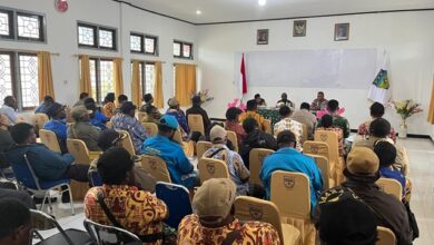 Photo of Pasca-Insiden Beruntun, Bupati Deiyai Melkianus Mote Pimpin Rapat Kamtibmas